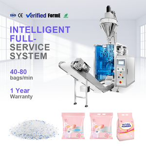 Máquina Automática Vertical para Formar, Llenar y Sellar Bolsas de Almidón de Papa de 80g, 100g y 500g - Product Image 1