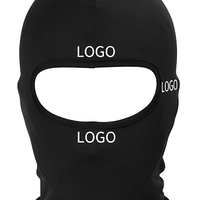 Penutup Kepala Balaclava Poliester Khusus Anti Angin, Masker Ski Cetak Digital, Penutup Wajah yang Dapat Disesuaikan untuk Olahraga Luar Ruangan