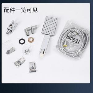 Adjustable Temperature Rain Shower Set 304 Stainless Steel Curved Square Head With Vacuum Coating For Bathroom - Product Image 5