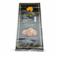 Sac de stockage pour noix, fermeture hermétique, emballage durable en BOPP laminé, imprimé sur mesure pour le marché australien, résistant à l'humidité, 10 kg
