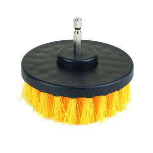 Juego de cepillos para taladro eléctrico de cinco piezas, herramienta de pulido de discos, amarillo, no abrasivo, para amoladora angular - Product Image 2