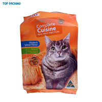 Sac de Stand-Up en plastique mat avec impression numérique pour aliments pour animaux de compagnie, pochette anti-odeur à fermeture éclair, sac d'emballage pour aliments pour poulets et animaux
