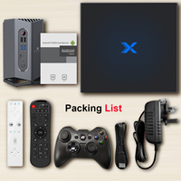 Mise à jour de la version A95X Max Plus Android 9.0 TV Box 4 Go 64 Go Amlogic S922X 2,4 GHz + 5 GHz WiFi 4K 1000 Mbps BT 4.2 Lecteur multimédia