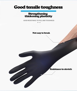 9 Inch Latex Free Nitrile Gloves Waterproof Disposable Gloves for Tattoo Shops and Permanent Makeup - Product Image 3