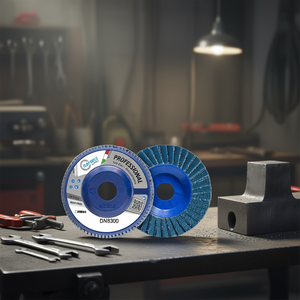 Disque à lamelles professionnel Fervi DN8300, disque abrasif sans fer pour ponçage - Product Image 2