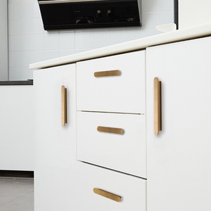 Modern Aluminum Polished Long Handles Cabinet <strong>Door</strong> Pull <strong>Knob</strong> for Wardrobe Cupboard Dresser - Product Image 4