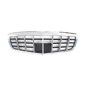 Accessoires Auto Grille pour Mercedes Benz 2014-2020 W221/W222/W223 <span class=keywords><strong>Sprinter</strong></span> Modification Diamond <span class=keywords><strong>AMG</strong></span> Grille de pare-chocs avant - Product Image 2