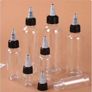 Clear PET <b>Plastic</b> <b>Bottles</b> With Black Screw Cap <b>Squeeze</b> Dispensing For Cosmetic Use Cylinder Shape 30ml 60ml 100ml - Product Image 1