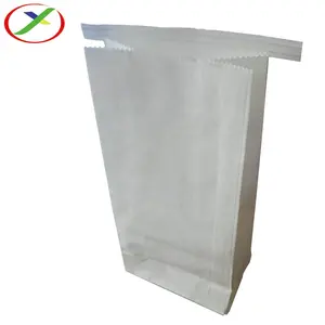 Wholesale Eco-friendly Kraft Paper Coated PE Bag With Big Clip Vomit Cleaning Bag For airplane