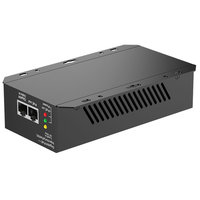 Inyector PoE++ HLVISUS 802.3atbt90W Gigabit Midspan, Adaptador de Alimentación Metálico, Ethernet, para Cámaras IP 4K, Monitores de Video