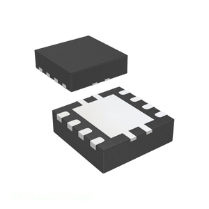 Circuit intégré de gestion de l'alimentation (PMIC) TPS7A8012DRBR, canal fabricant 8, VDFN, avec pad exposé - Product Image 1