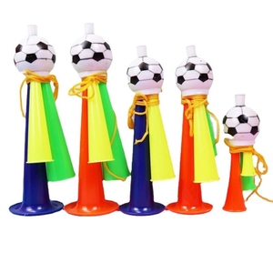 Trompette Vuvuzela en plastique pour le bruit du stade, idéale pour les fêtes d'anniversaire, les jours de match, les accessoires de cheering, les décorations sur le thème du sport et des supporters. - Product Image 3