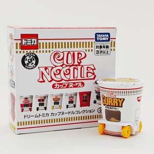 Venta al por mayor de coches de juguete auténticos <span class=keywords><strong>Tomica</strong></span> Diecast, caja sorpresa de la marca Nissin Ramen Truck, adornos de vehículos de juguete para colección - Product Image 2