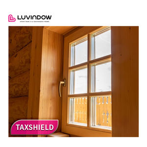 Ventanas de madera personalizadas de precio DDP para reemplazo de ventanas de madera revestidas de aluminio de vidrio de baja emisividad - Product Image 2