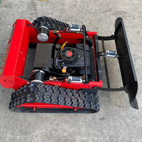 Pengiriman Gratis Robot Pemotong Rumput Pintar Rc Mini Traktor Mini Bensin Zero Turn Robot Gas Pembajak Salju Pisau Salju Mesin Pemotong Rumput