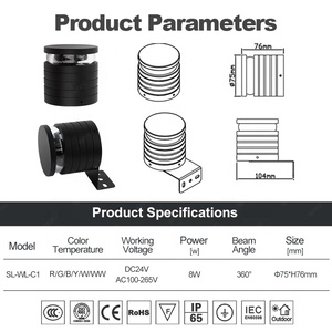 Lampu jendela Led, Led ambang pintu bingkai lampu dinding lampu sorot Dinding Hotel Ktv Bar koridor lampu trik garis 360 derajat lampu jendela - Product Image 3