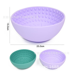 Bol anti-étouffement pour chien à alimentation lente 1500ml, ovale, en silicone, pour chiens - Product Image 2