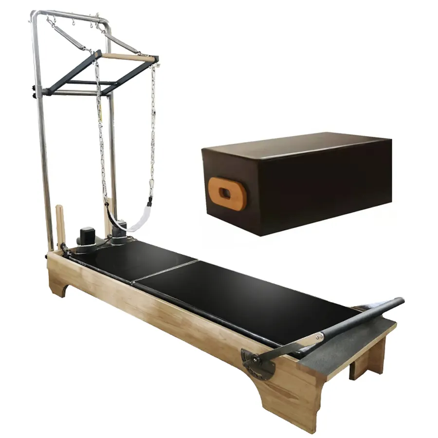 The Best Pro Fitness Pilates Reformer for Yoga Equipment Pilates core bed with flat board