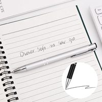 Stylos à bille promotionnels de luxe pour cadeaux d'entreprise, en métal, avec coffret cadeau, stylo d'affaires personnalisé en métal avec nom et logo