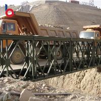 Pont Bailey en acier robuste à prix d'usine chinois avec services de soudage et de découpe pour la traversée de rivières et une utilisation temporaire