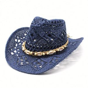 หมวกคาวบอยสานทรงเม็กซิกันสำหรับฤดูร้อน ขายส่งจำนวนมาก รูปทรงแปลกตา ปรับได้ ใช้ได้ทั้งชายและหญิง หมวกคาวบอยแบบเรียบ - Product Image 6