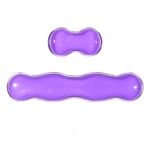 Tùy chỉnh <span class=keywords><strong>Gel</strong></span> chuột cổ tay Pad màu rõ ràng Silicone <span class=keywords><strong>gel</strong></span> bàn phím cổ tay phần còn lại Ergonomic hỗ trợ cổ tay cho bàn phím và chuột - Product Image 1