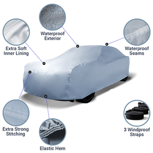 Housse de protection universelle imperméable pour voiture, en nylon Oxford, pour SUV et véhicules sportifs, pour extérieur - Product Image 4