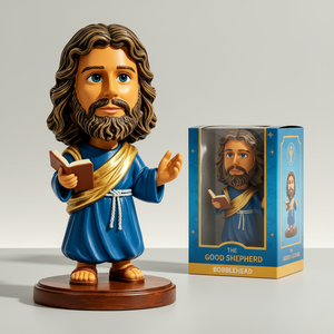 Figura de Jesús de Resina, Figura Personalizada de Jesús con Cabeza Móvil, Regalo, Figura de Jesús con Cabeza Móvil Personalizada para Recuerdo - Product Image 1