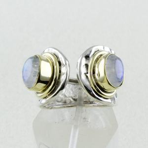 แหวนมูนสโตนที่สวยงามขายส่ง925เครื่องประดับสำหรับปาร์ตี้คลาสสิกเงินสเตอร์ลิงสำหรับงานแต่งงาน - Product Image 1