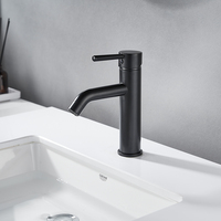 Robinet de lavabo classique en laiton chromé de haute qualité Momali Factory, monocommande eau chaude/froide, pour usage hôtelier, avec cartouche céramique