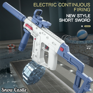 Ad alta pressione completamente automatico elettrico cecchino pistola ad acqua giocattolo Unisex ricaricabile Blaster in plastica per divertimento estivo - Product Image 4