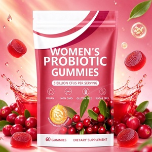 Gummies OEM/ODM à marque privée pour l'équilibre du pH féminin, pour une odeur saine, l'équilibre des levures et de la flore - Probiotiques vaginaux pour femmes - Product Image 1