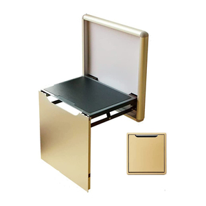 <span class=keywords><strong>Panca</strong></span> per scarpe da parete facile da installare sgabello pieghevole blu sedia da parete pieghevole salvaspazio - Product Image 2