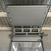 Portes Industrielles de Haute Qualité Résistantes au Vent Porte Coulissante Industrielle