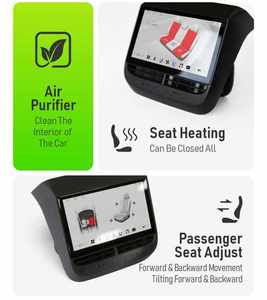 หน้าจอแอนดรอยด์มัลติมีเดียขนาด7นิ้วสำหรับเทสลารุ่น <span class=keywords><strong>Y</strong></span> หรือรุ่น3ที่นั่งด้านหลังเครื่องเล่นวิดีโอด้านหลังแผงแอร์ - Product Image 5