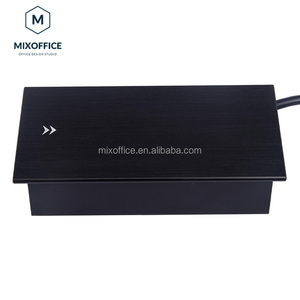 Phổ biến nhôm hợp kim Tabletop USB sạc ổ cắm <span class=keywords><strong>multimdia</strong></span> Ổ cắm điện trượt Tính năng có tính năng EU chúng tôi AU anh phích cắm 5m cáp - Product Image 4