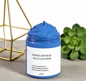 <span class=keywords><strong>Masque</strong></span> facial en argile bleue <span class=keywords><strong>Nila</strong></span> du Maroc, nettoyant en profondeur, éclaircissant, hydratant, blanchissant naturel, marque privée - Product Image 2