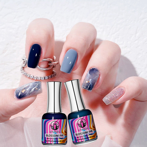UNIGEL Gel de Uñas Acuarela Efecto Blooming 15ml Sin HEMA TPO Tinta Mármol Gel Polish para Uñas OEM ODM Uso Profesional en Salón Personalizado - Product Image 4