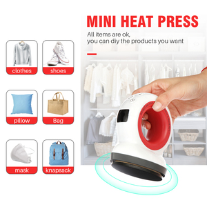 Xách tay mini Máy ép nhiệt, dễ dàng Báo Chí Sắt Loại nhiệt kín xách tay mini máy truyền nhiệt t Áo sơ mi logo thăng hoa - Product Image 4