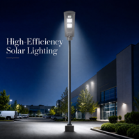 Lampe solaire tout-en-un étanche IP65 avec détecteur de mouvement PIR, lampe de sécurité extérieure 120W 80W 40W pour jardin, route, parking
