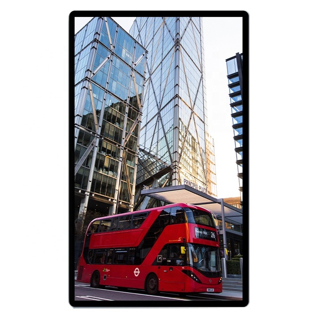 17 19 21.5inch Wireless 4G Wifi HD LCD Bus Digital Signage Display