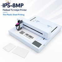 Imprimante thermique à jet d'encre de bureau haute résolution IPS-8MP pour l'impression de codes QR, codes-barres et dates de lots sur cartes, étiquettes et papier