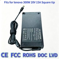 Adaptateur secteur 300W 20V 15A pour Lenovo Legion 5 5 Pro 7, Y9000K Y9000X Y9000P, R9000P R9000K R7000P, Legion C7 S7