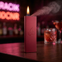Briquet USB rechargeable Turbo à livraison rapide, avec logo personnalisé imprimé, étui à cigarettes à flamme rapide, accessoires pour fumeurs