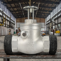 Vanne de vidange hydraulique manuelle filetée en acier inoxydable vanne anti-retour haute résistance pour eau huile gaz acide