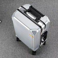 Maleta de Viaje con Ruedas Giratorias, Unisex, de Neopreno, con Gran Capacidad, Interfaz USB, Protección con Contraseña, Reforzada