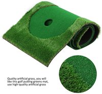 Tapis de golf à frapper pour l'entraînement en herbe artificielle de simulation résidentielle