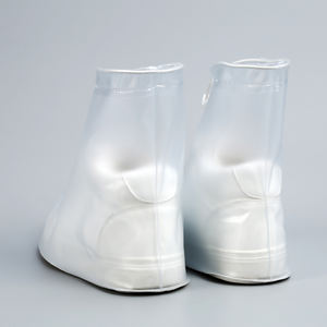 Chaussure de pluie en PVC réutilisable de haute qualité, couverture de protection antidérapante, bottes imperméables - Product Image 4