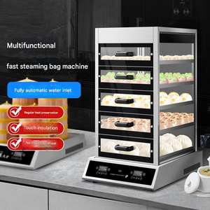 Horno de Vapor de Alta Eficiencia, Unidad Eléctrica Comercial de Sobremesa para Cocinar al Vapor Bollos y Pasteles en Servicios de Alimentación - Product Image 1