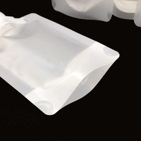 Sac d'emballage à clapet en plastique, 100ML, Lotion transparente, shampoing liquide, échantillon de voyage, sachet de recharge, pochette à bec